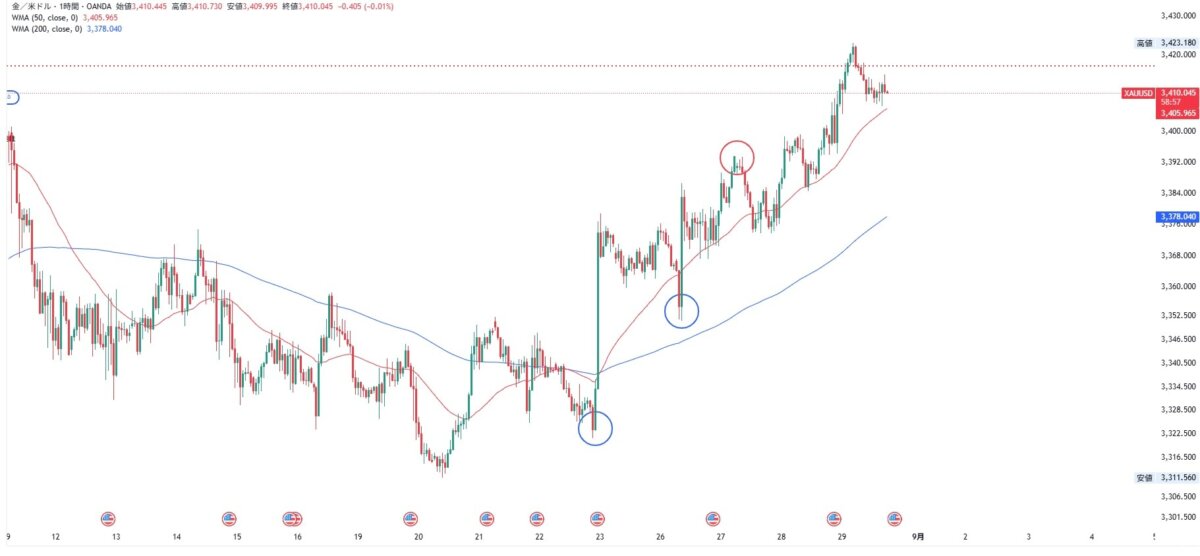 ブログ 13 - 【GOLD実践解説】修正波終わり候補からのロングエントリー戦略
